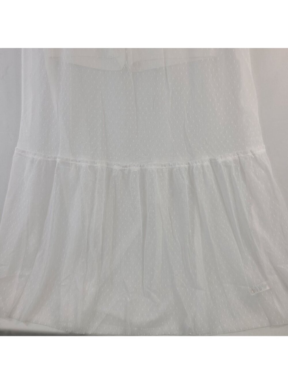 NEW OFFLINE By Aerie White Semi-Sheer Maxi Skirt w/ Built in Shorts Size L - Picture 3 of 5